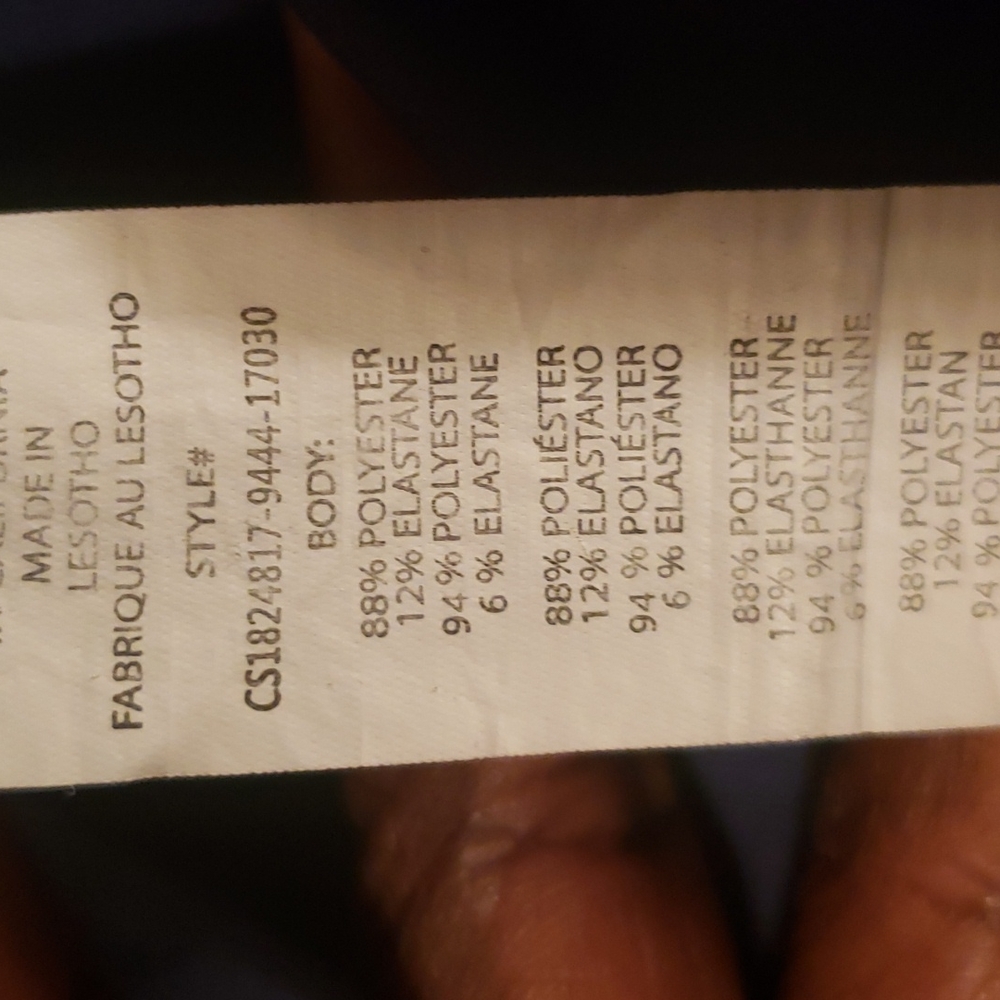 Fabletics Women's Navy Mid-Rise Mesh Powerhold Ca… - image 4